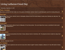 Tablet Screenshot of livinglutherancreedday.blogspot.com