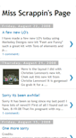 Mobile Screenshot of missscrappin.blogspot.com