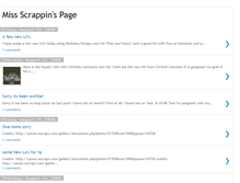 Tablet Screenshot of missscrappin.blogspot.com