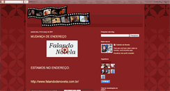 Desktop Screenshot of falandodenovela.blogspot.com