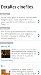 Mobile Screenshot of detallescinefilos.blogspot.com