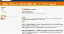 Desktop Screenshot of neslitukenenhayvanlar.blogspot.com