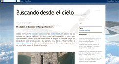 Desktop Screenshot of buscando-desde-el-cielo.blogspot.com