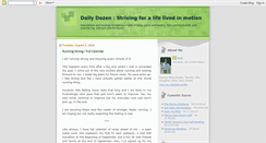 Desktop Screenshot of dailydozen-inmotion.blogspot.com