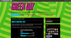 Desktop Screenshot of greendaycrazyfans.blogspot.com