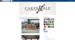 Desktop Screenshot of cakesandalerestaurant.blogspot.com