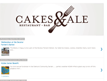 Tablet Screenshot of cakesandalerestaurant.blogspot.com