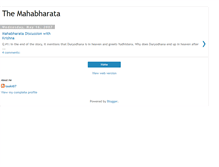 Tablet Screenshot of mahabharataliterature.blogspot.com