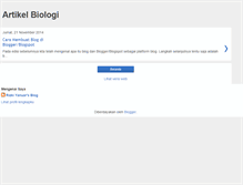 Tablet Screenshot of biologyarticle.blogspot.com