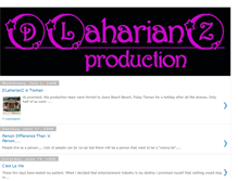 Tablet Screenshot of dlaharianzproduction.blogspot.com