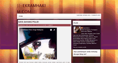 Desktop Screenshot of ekramhakim.blogspot.com