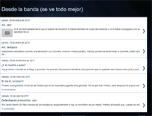 Tablet Screenshot of desdelabanda.blogspot.com