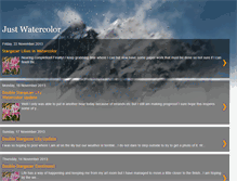 Tablet Screenshot of justwatercolor.blogspot.com