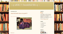 Desktop Screenshot of akikichoo.blogspot.com