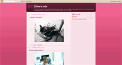 Desktop Screenshot of chloetheboxer.blogspot.com