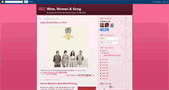 Desktop Screenshot of lee-winewomensong.blogspot.com