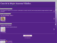 Tablet Screenshot of casadelamujerazucenavillaflor.blogspot.com