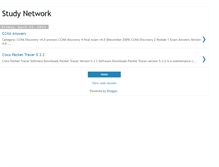 Tablet Screenshot of click2ccna.blogspot.com