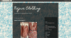 Desktop Screenshot of najwaclothing.blogspot.com