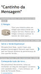 Mobile Screenshot of cantinho-da-mensagem.blogspot.com