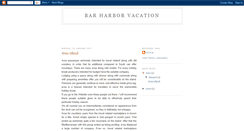 Desktop Screenshot of barharborvacation.blogspot.com