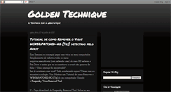 Desktop Screenshot of goldentechnique.blogspot.com