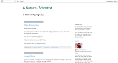 Desktop Screenshot of naturalscientist.blogspot.com