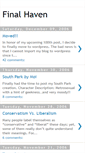 Mobile Screenshot of final-haven.blogspot.com