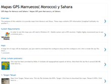 Tablet Screenshot of gpsmapsmorocco.blogspot.com