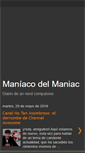 Mobile Screenshot of maniacodelmaniac.blogspot.com