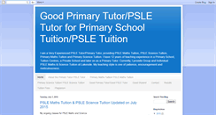 Desktop Screenshot of primarytuitionms.blogspot.com