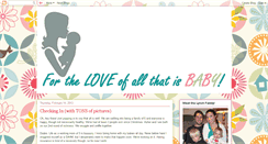 Desktop Screenshot of allthatisbaby.blogspot.com