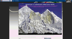 Desktop Screenshot of canadianhimalayanews.blogspot.com