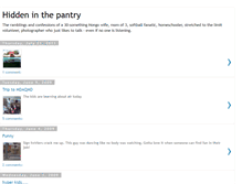 Tablet Screenshot of hiddeninthepantry.blogspot.com