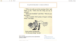 Desktop Screenshot of nannykimsrecipes.blogspot.com