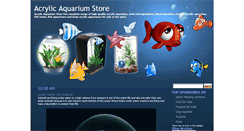 Desktop Screenshot of acrylicaquariumstore.blogspot.com