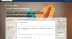 Desktop Screenshot of jenzzrandom.blogspot.com
