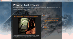 Desktop Screenshot of poweratlast.blogspot.com