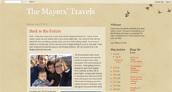 Desktop Screenshot of mayerstravels.blogspot.com