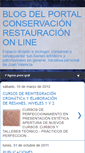 Mobile Screenshot of conservacionrestauracionline.blogspot.com