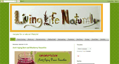 Desktop Screenshot of livinglifenaturallyofcourse.blogspot.com