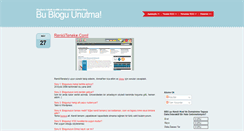 Desktop Screenshot of bubloguunutma.blogspot.com