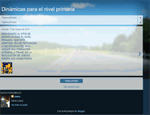 Tablet Screenshot of dinmicasparaelnivelprimaria.blogspot.com