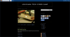 Desktop Screenshot of latechcybercamp.blogspot.com