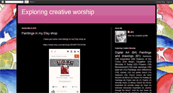 Desktop Screenshot of exploring-creative-worship.blogspot.com