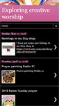 Mobile Screenshot of exploring-creative-worship.blogspot.com