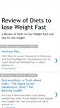 Mobile Screenshot of dietstoloseweightfast.blogspot.com