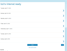 Tablet Screenshot of lcdtvinternetready.blogspot.com