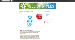 Desktop Screenshot of isleofstyles.blogspot.com