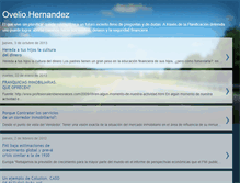 Tablet Screenshot of oveliohernandez.blogspot.com